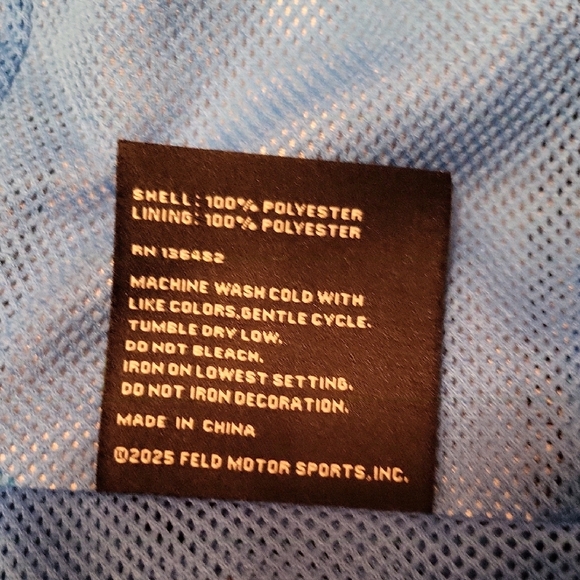 Monster Energy Men's AMA Supercross Blue Camo Windbreaker Size Small - Picture 9 of 14